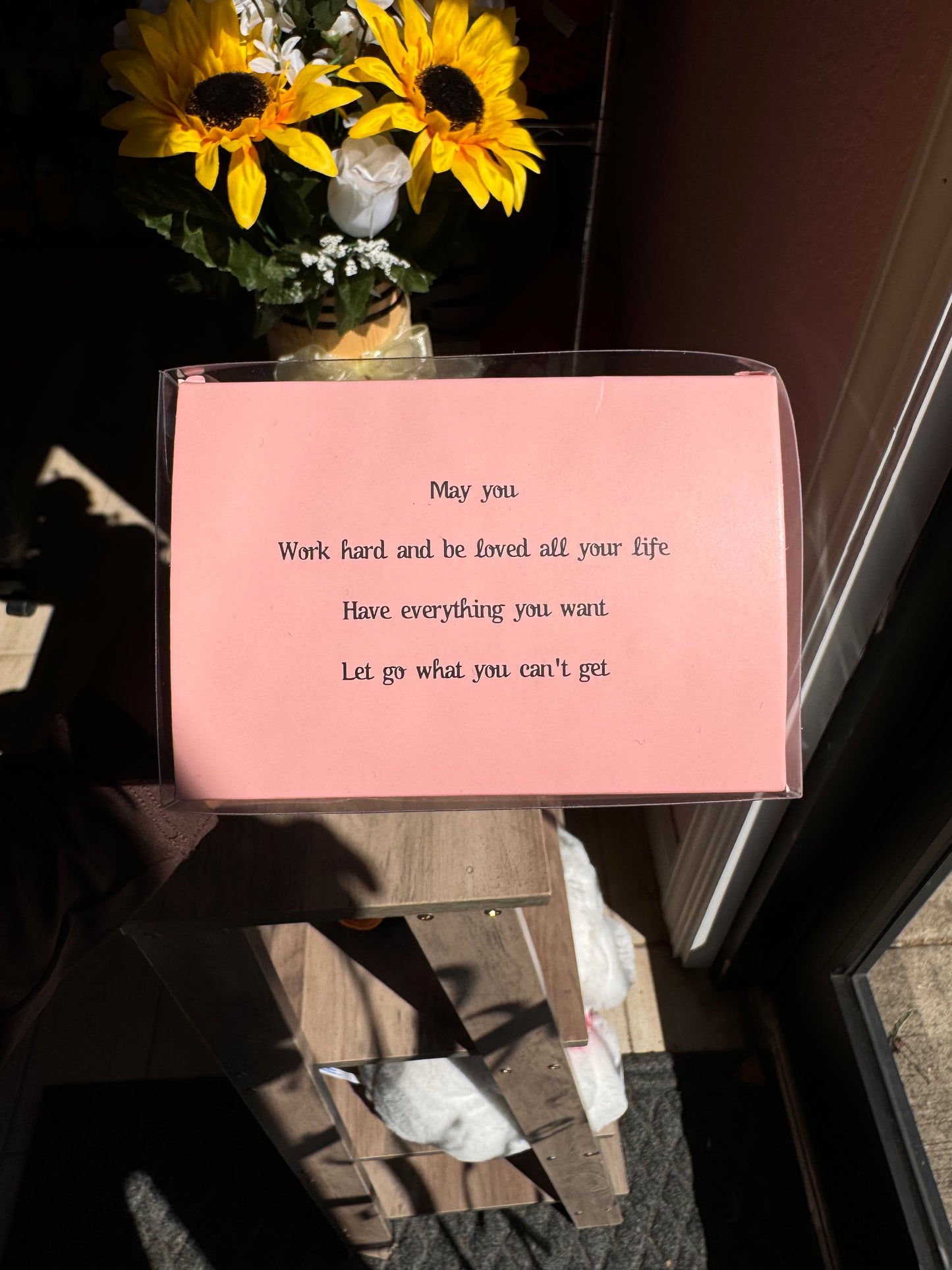Especially for you flower boxes