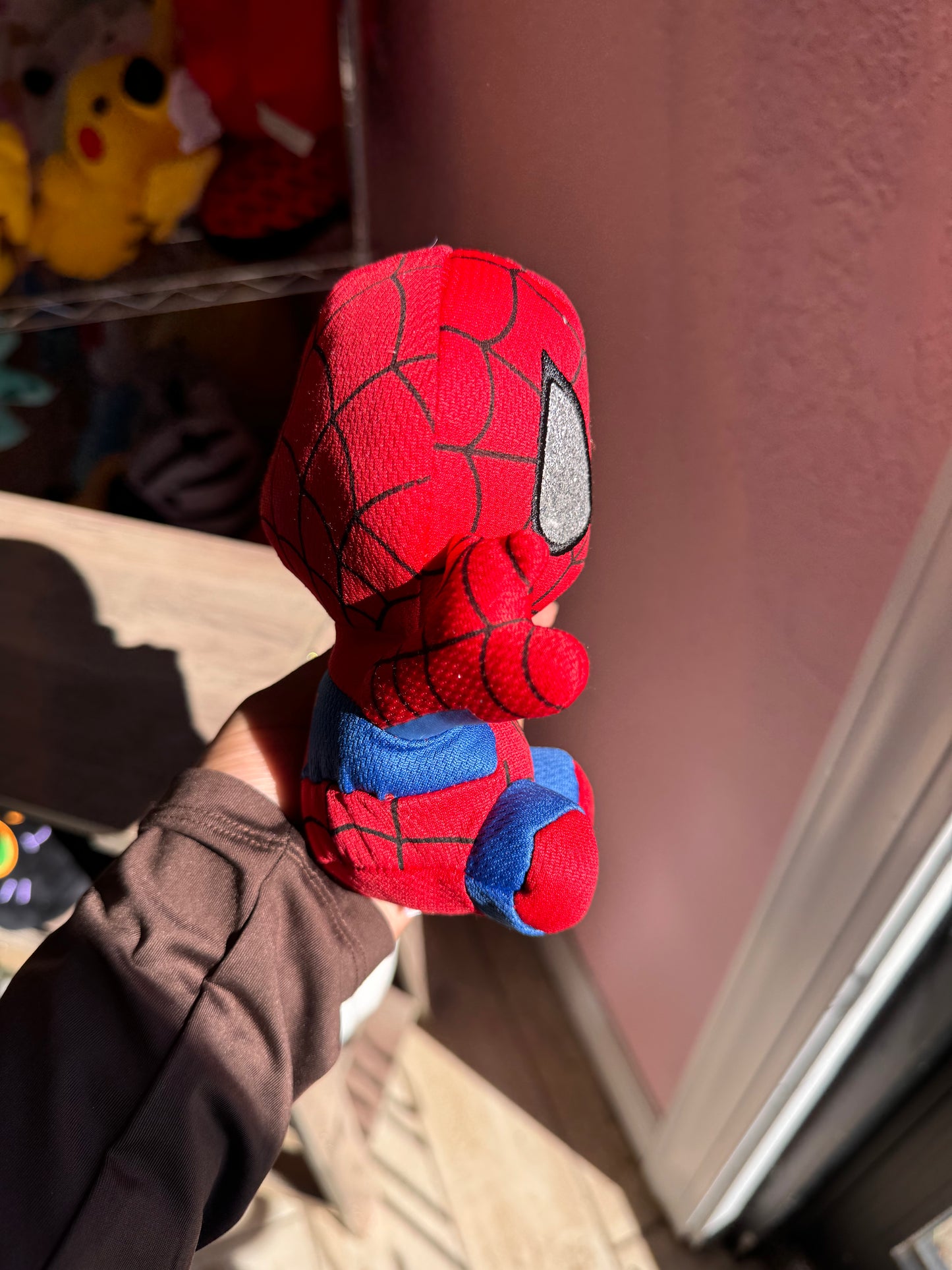 Small spider man plush