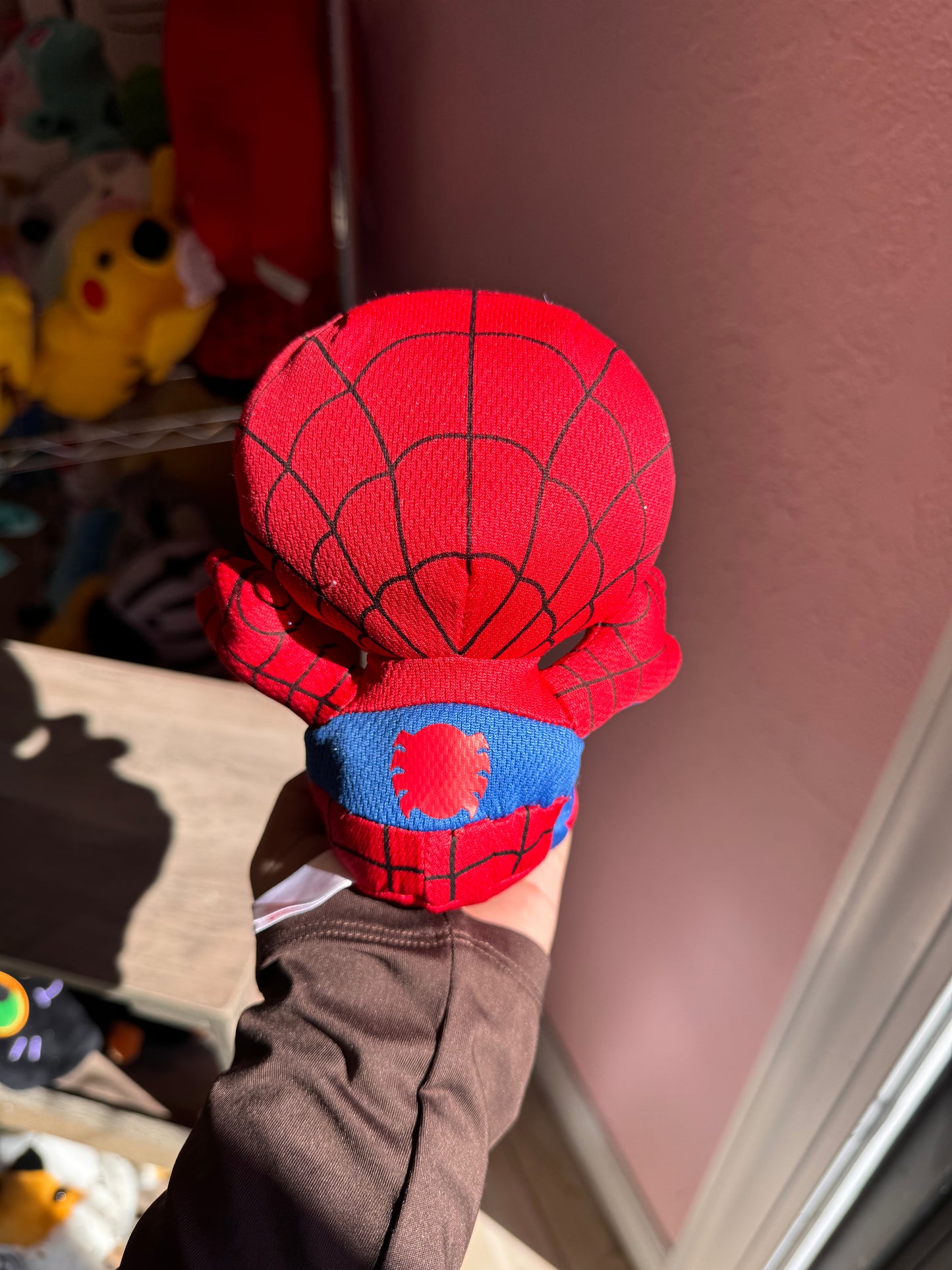 Small spider man plush