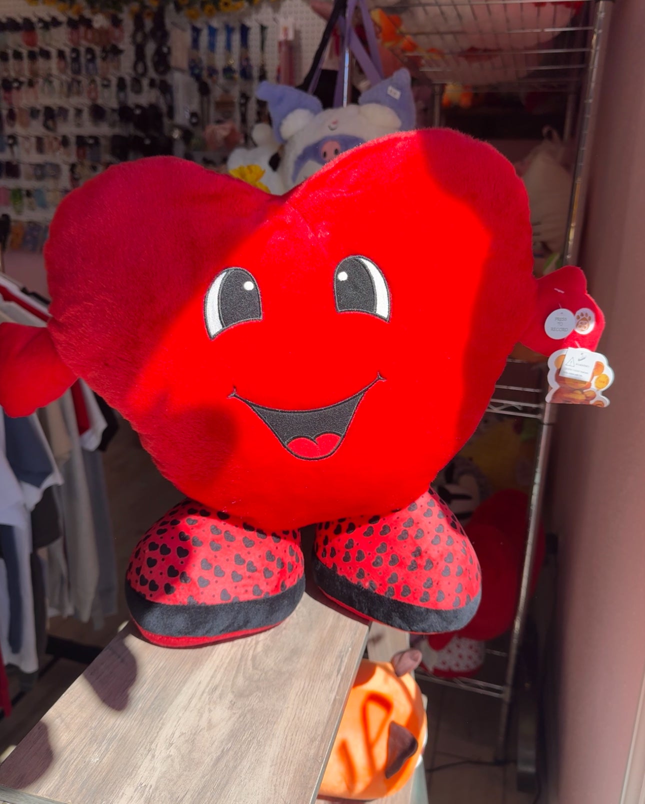 Big heart plushie