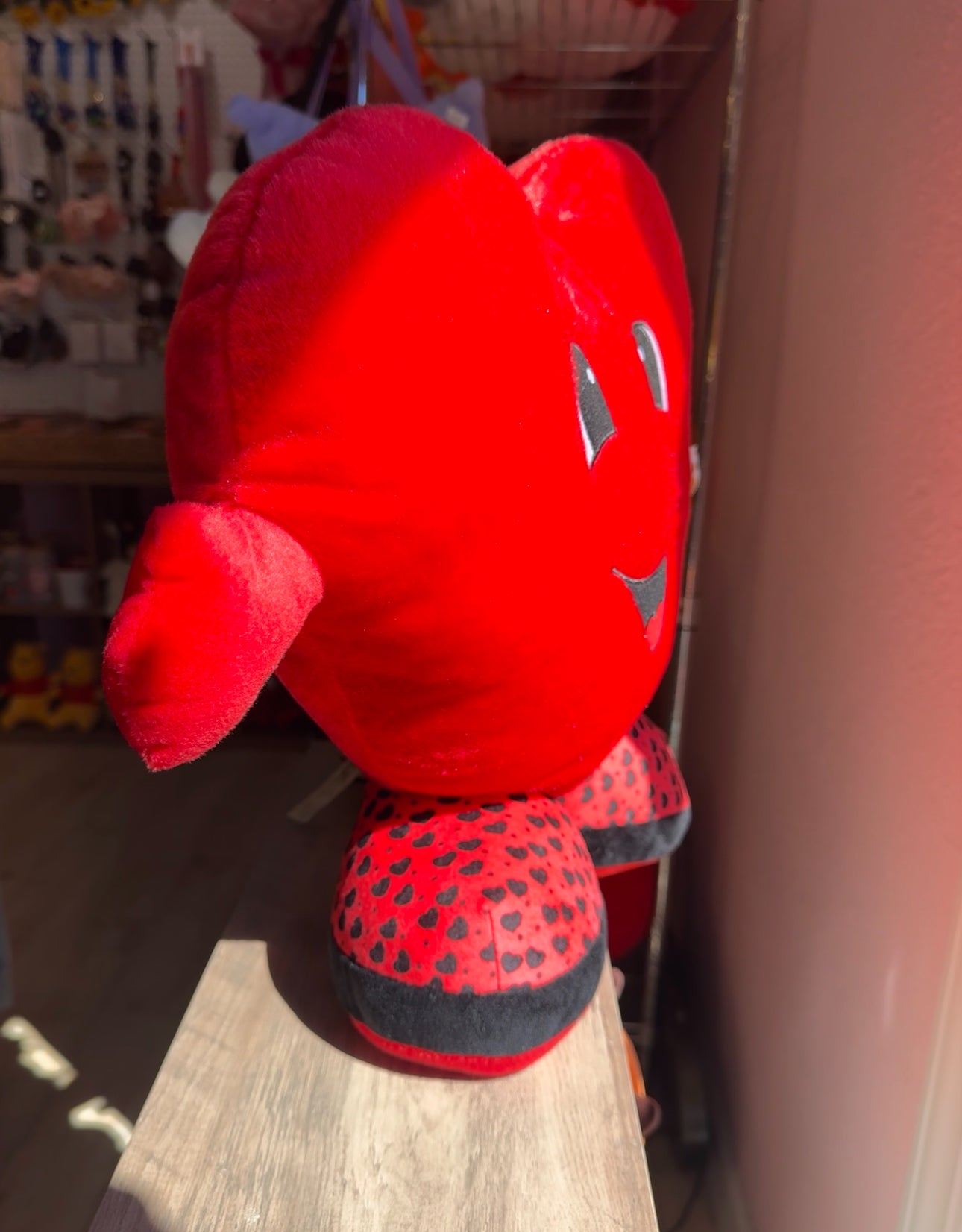 Big heart plushie