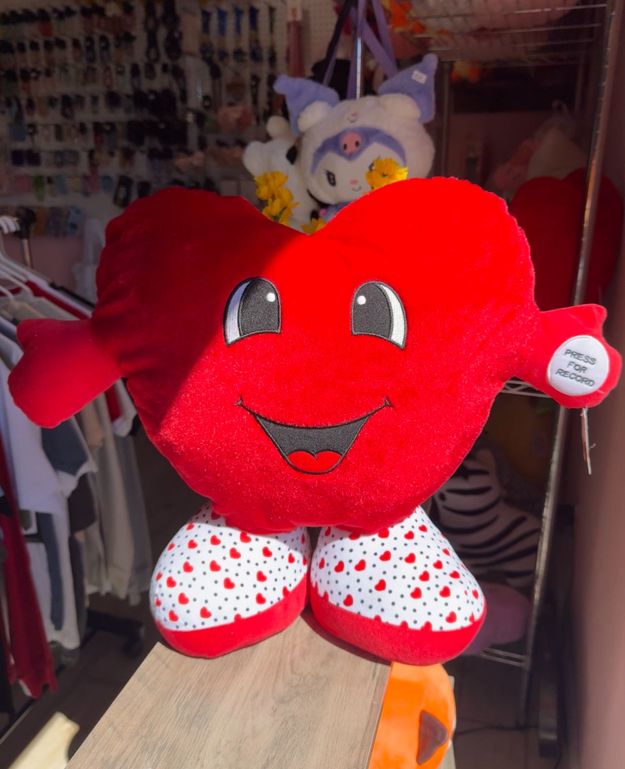 Big heart plushie