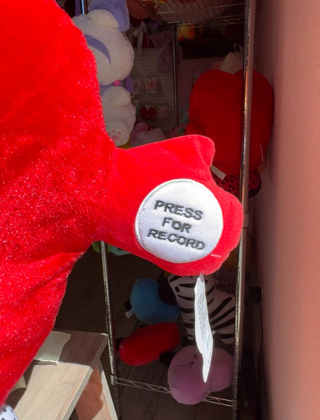Big heart plushie