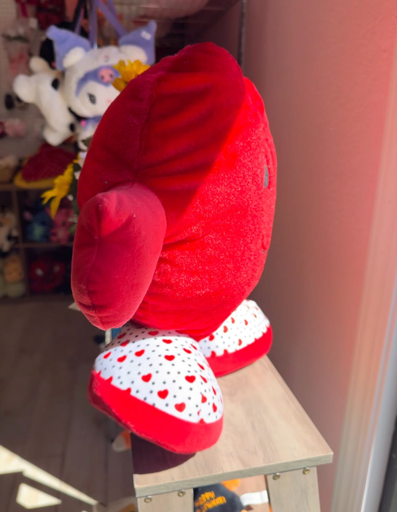 Big heart plushie