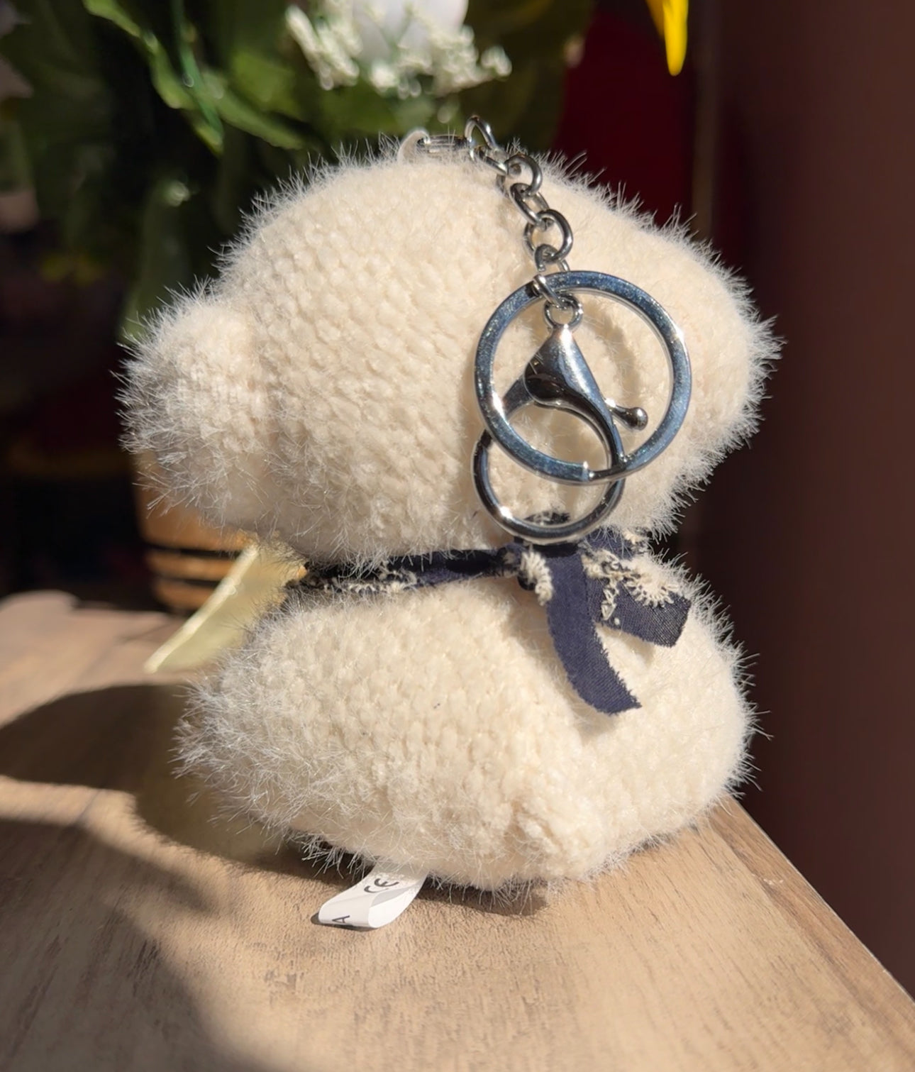 Tea cup keychain plush