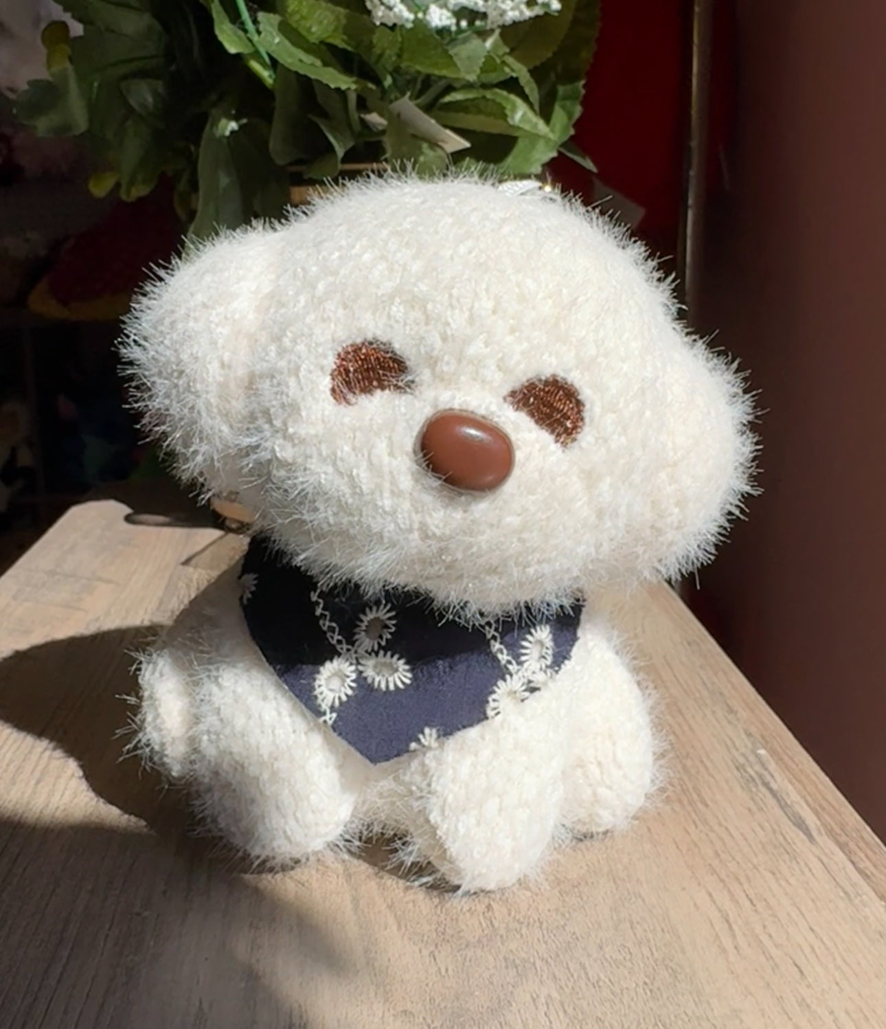 Tea cup keychain plush