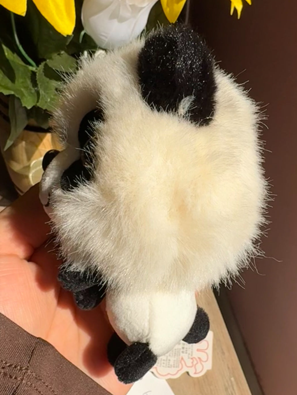 Panda keychain plush