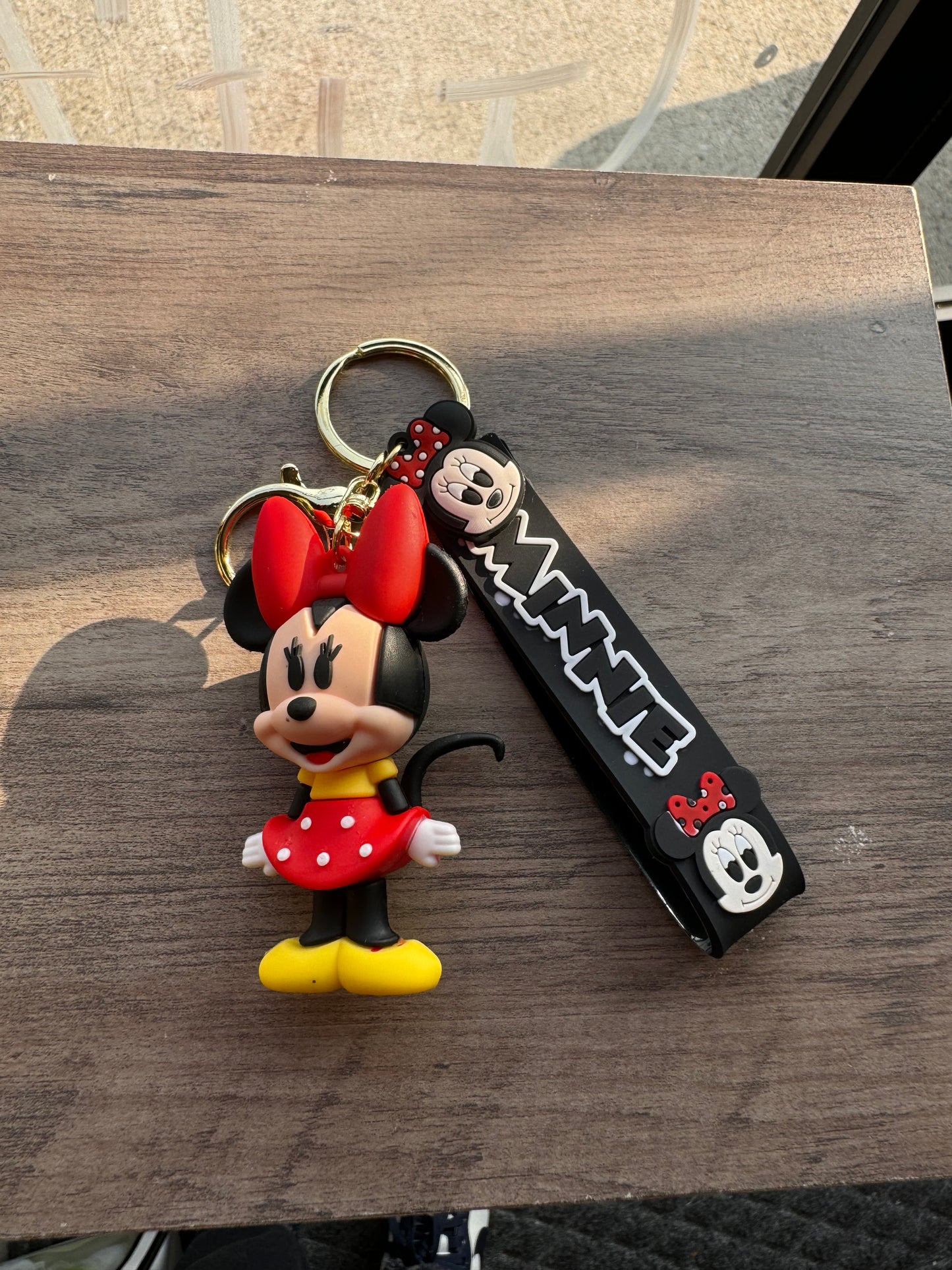 Mickey and Minnie keychains