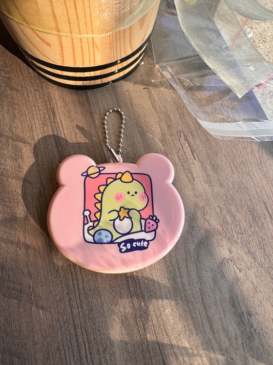 Mini mirror with small comb