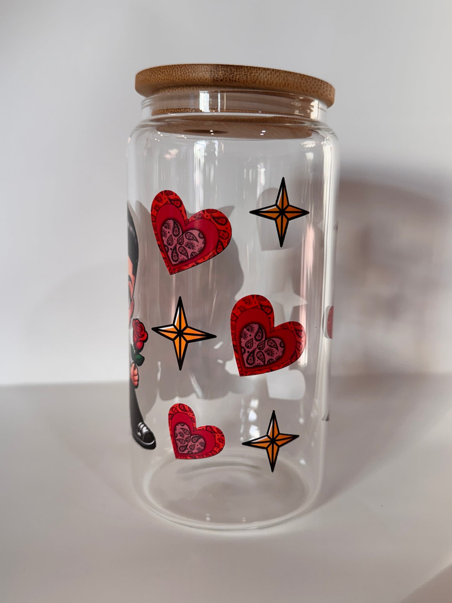 Couple glass cup