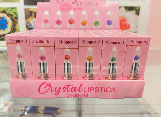 Crystal dried Flower Lip Gloss Lipstick