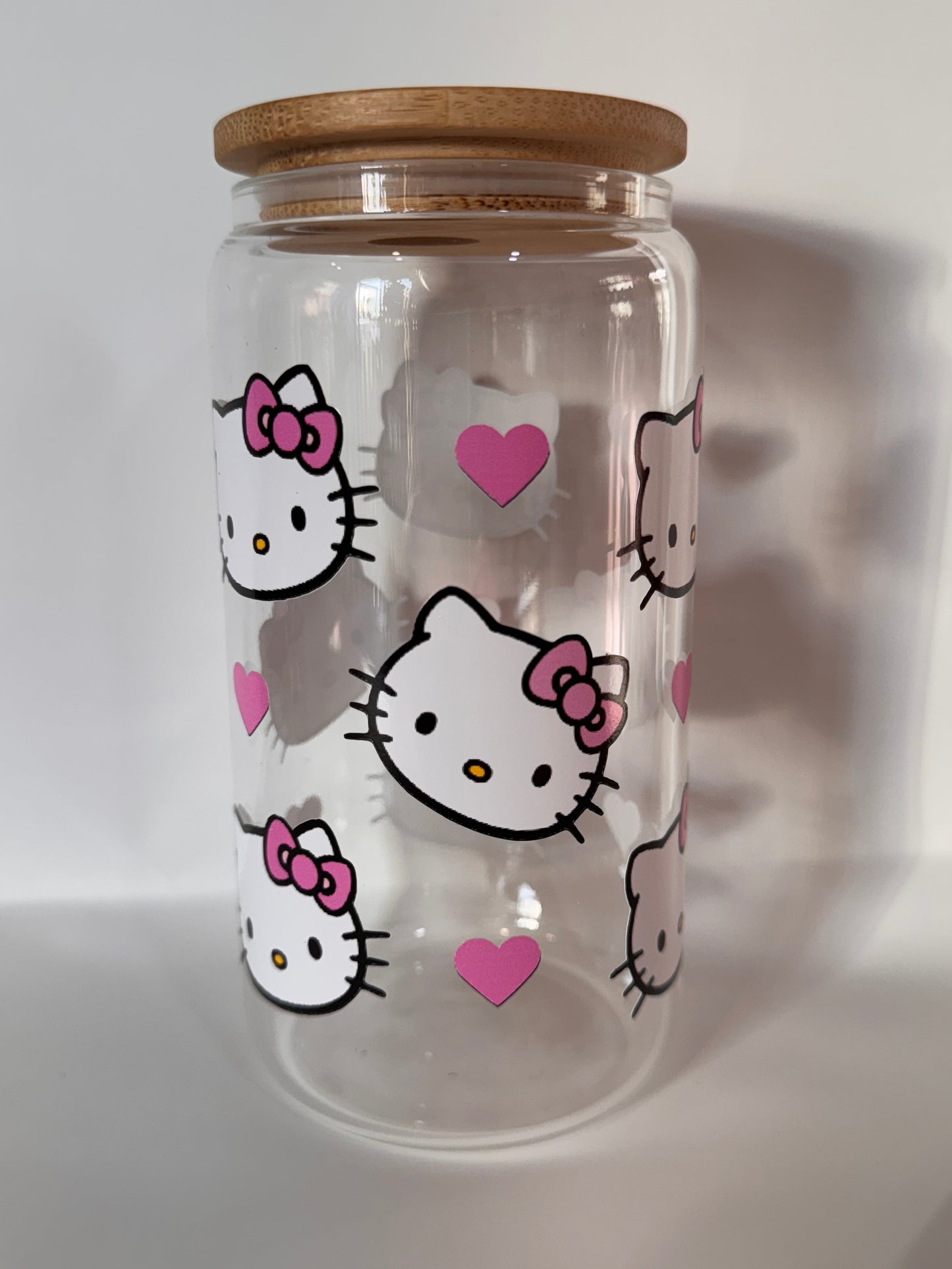Hello kitty glass cup