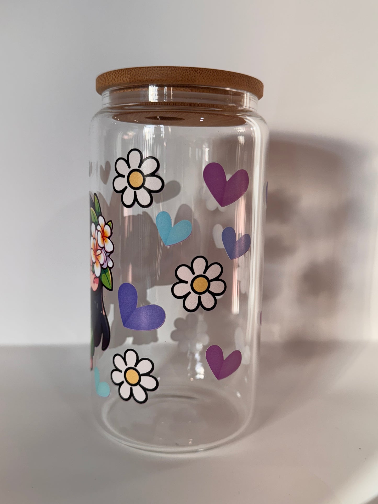 Lilo and stitch glass cup