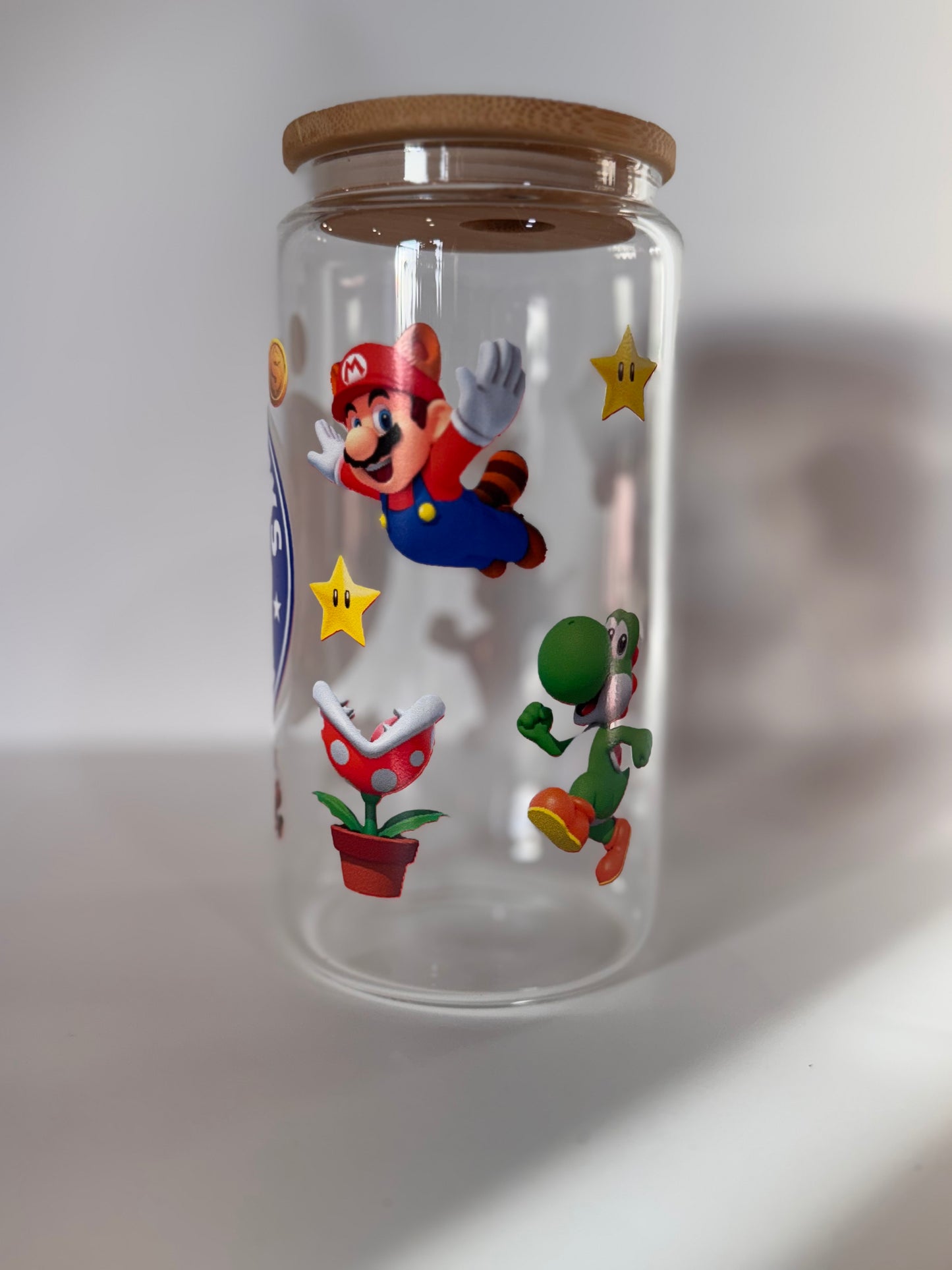 Mario Starbucks glass cup