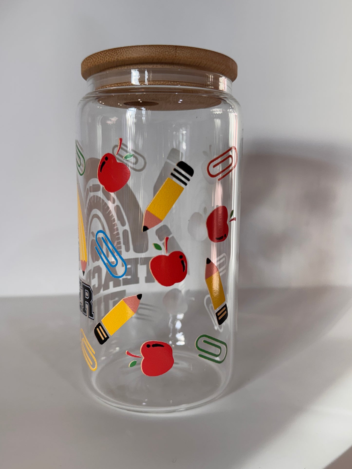 Teacher fuel glass cup