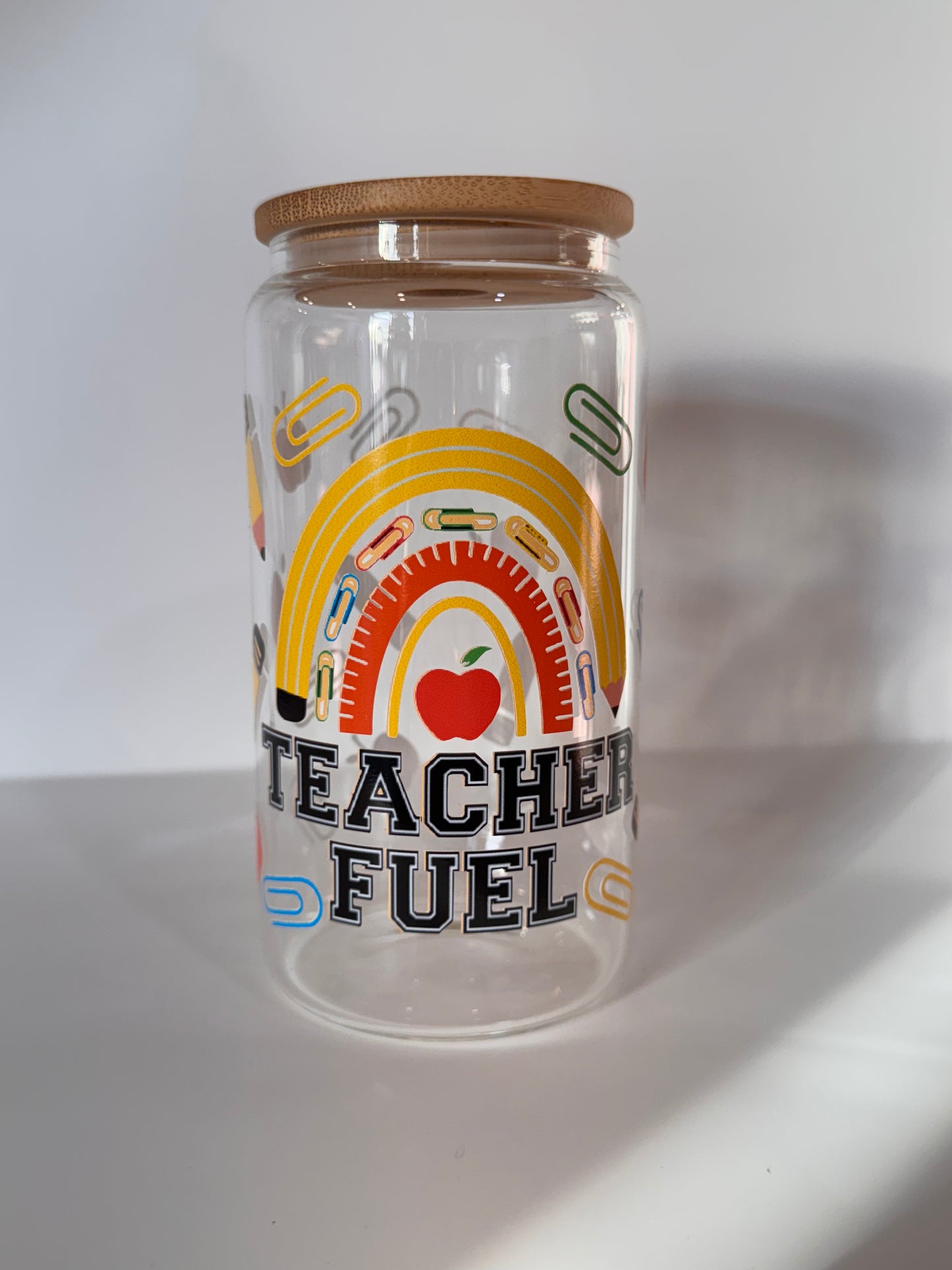 Teacher fuel glass cup