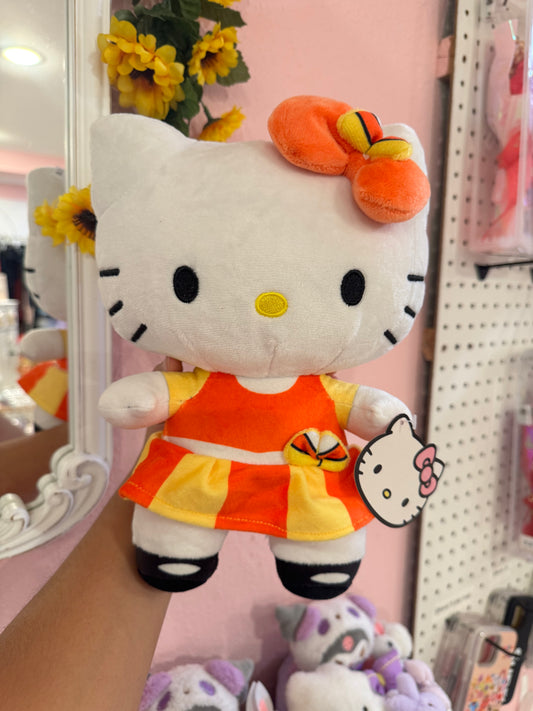 Hello Kitty Halloween candy corn dress