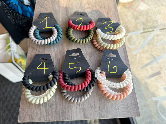 Spiral hair ties