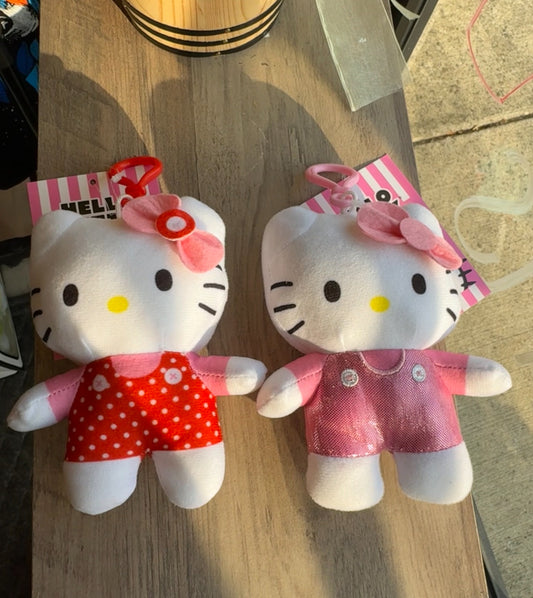 Hello kitty keychain plush